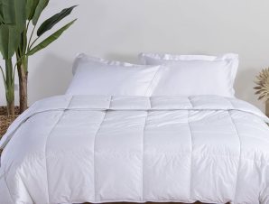 Πάπλωμα Μονό 160×220 Nef Nef White Linen Microfiber (160×220)