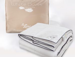 Πάπλωμα Πουπουλένιο King Size La Luna White Duvet 80/20